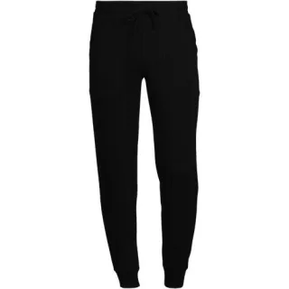 Weiche Rippstrick-Freizeithose, Herren,  Schwarz, Elasthan/Viskose-Mischung/Polyester-Mischung, by Lands' End