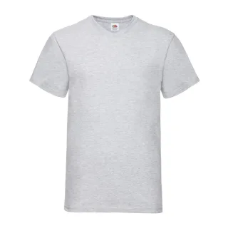 Fruit of the Loom - "Valueweight" T-Shirt V-Ausschnitt für Herren (Grau)
