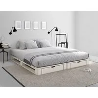 OTTO home Palettenbett "ALASCO " Mit Schublade, zertifiziertes Massivholz, erweiterbar zum Doppel- oder Familienbett