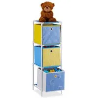 relaxdays Kinderregal Dino mit Boxe, 3