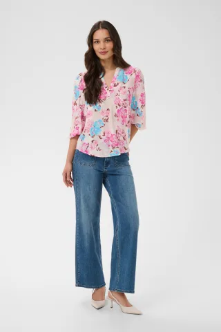 Langarm-Bluse KAhaisley Langarm-Bluse Loose fit
