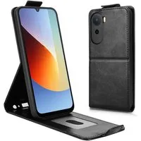 Wigento Handyhülle Flipcase Für Xiaomi Redmi A7 Pro 4G Klapphülle mit Kartenfach Schwarz 6,59 Zoll, Magnetverschluss, Standfunktion, Kartenfach