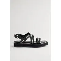 Next Forever Comfort® Zehentrenner-Slingbacks aus Leder Sandale (1-tlg)