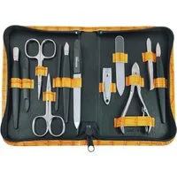 EloModa Maniküre-Kosmetik-Etui Maniküre Pediküre Set 12-teilig Solingen Qualität Made in Germany –, 12 tlg., Made in Germany