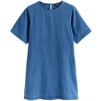 Next Jeanskleid Leichtes Mini-T-Shirt-Kleid aus Denim (1-tlg)