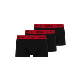 Hugo - Boxershorts für Herren (3er-Pack) (Schwarz/Rot)