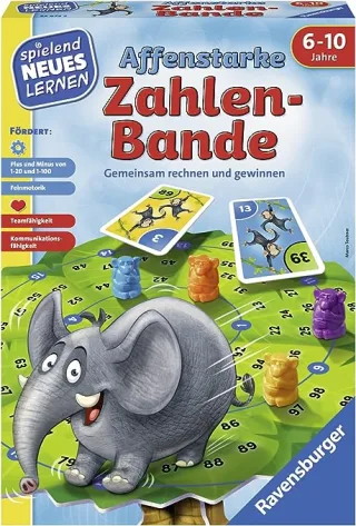 Ravensburger 24973 - Affenstarke Zahlen-Bande