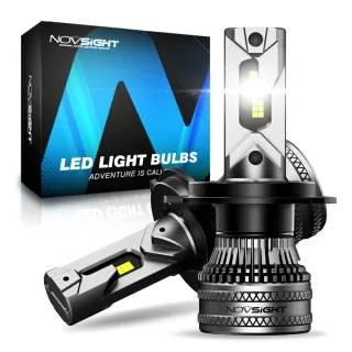NOVSIGHT A500-N96 High-end Wiring Harness Model Built-in Driver 200W 40000LM Car Headlight