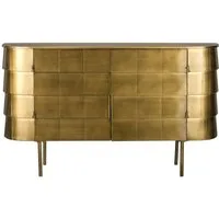 Dutchbone Sideboard Retro Hanna Metall Gold Art Déco - Altgold