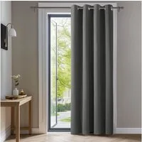 Deconovo Verdunkelungsvorhang Blickdichter Vorhang mit Ösen Gardinen Wohnzimmer 1 Stück, Verdunkelung Lärmschutz Thermogardine Dicke Vorhänge Kälteschutz
