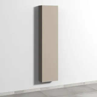 Sanipa 3way Hochschrank mit 1 Tür, Sandgrau-Matt SF16567