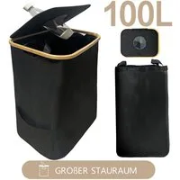 WAOHO Flaschensammler Flaschenkorb Organizer,Faltbar Pfandflaschen Sammelbehälter 100L