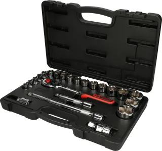 KS Tools 1/2" CHROMEplus Steckschlüssel-Satz, 23-tlg - 918.0623