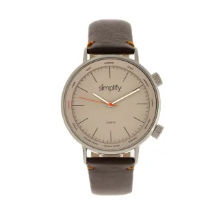 Simplifiez la montre à bracelet en cuir 3300