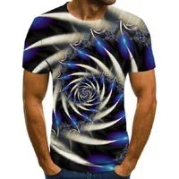 Tinisu T-Shirt 3D-Druck T-Shirt (Unisex / Rundhals / Atmungsaktiv) Sport + Freizeit