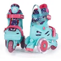 Apollo Rollschuhe Verstellbare Hybrid-Rollschuhe Kinder, Größe 26-30, ideal für Anfänger, mit LED-Rollen, stabil & farbenfroh