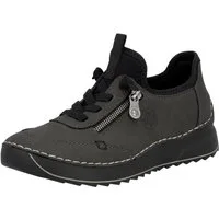 Rieker Sneaker Schnürschuh, Halbschuh, Slipper mit Kontrastnaht