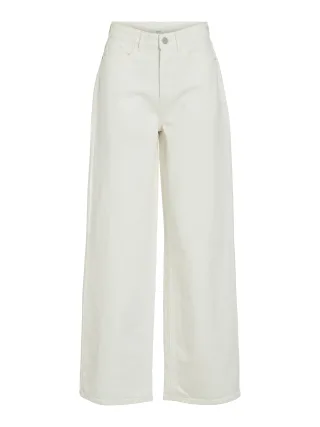 VILA - VIFREYA JAF HW WIDE JEANS - NOOS Cloud Dancer - Gr. - 38/30