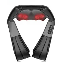 FELIXLEO Nacken-Massagegerät Shiatsu Hals und Rücken Massager für Muskel Schmerzlinderung, 1-tlg.