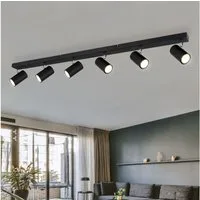 GLOBO LIGHTING Deckenspots, Leuchtmittel nicht inklusive, Deckenleuchte Spotleiste Deckenstrahler 6-flammig Wohnzimmerleuchte