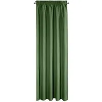 Eurofirany Vorhang Einfarbiger Vorhang – Blickdichter Stoff mit matter Oberfläche, Kräuselband, Satinbindung, pflegeleicht, 140 g/m² – 100 % Polyester