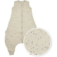 Meyco Baby Babyschlafsack Mini spot Sand Melange (95% Baumwolle / 5% Elastan, 1 tlg), 80cm