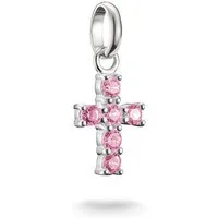 THOMAS SABO Charm Kreuz Charm Kreuz - Connect, mit Zirkonia (synth)