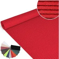 ANRO Schaum-Badematte Antirutschmatte Weichschaummatte Badezimmer Entspannung, Höhe 5 mm, wasserdurchlässig, pflegeleicht, Rillen, rutschhemmend, Drainage Effekt, strapazierfähig, Praktisch, Weich, Rutschhemmend, Schnelltrockend, mit Drainagelöchern,