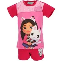 Gabby's Dollhouse Pyjama Shortama – Kinderpyjama & Sommer Schlafanzug aus 100% Baumwolle