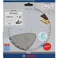 PRO Wood Cordless Kreissägeblatt 165 mm 2 Stück, Promo-Pack