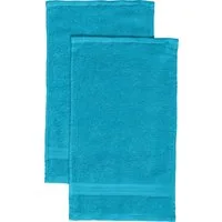 REDBEST Gästehandtuch Gästetuch "Chicago" 2er-Pack, Frottier, Walk-Frottier Uni
