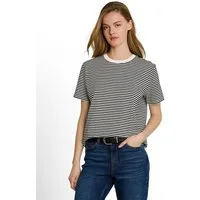 TOM TAILOR Denim T-Shirt mit Streifen Muster