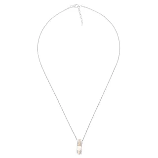 Orphelia 'Lea' Damen-Kette mit Anhänger aus 925er Sterlingsilber, Silber/Rosé, ZH-7284