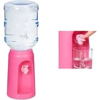relaxdays Getränkespender Wasserspender mit Tank, Pink