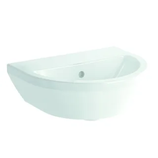 VitrA Integra Handwaschbecken 7065L003-0012 45x36cm, weiß, mit Überlauf/ohne Hahnloch