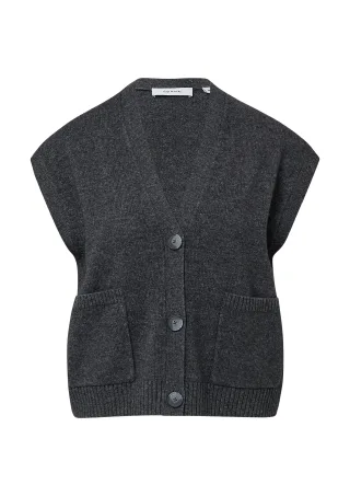 comma - Strickjacke grau - Gr. - 38