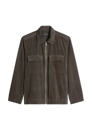 Marc OPolo Casual - Cord-Overshirt regular Wooden Earth - Gr. - 3XL