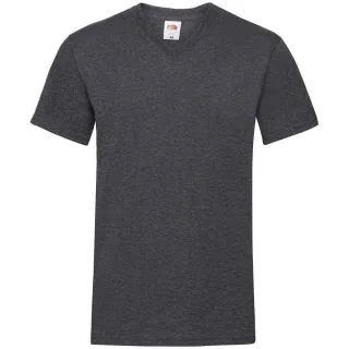 Fruit of the Loom - "Valueweight" T-Shirt V-Ausschnitt für Herren (Dunkles Grau)