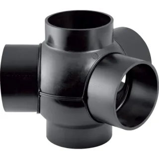 Geberit PE Kugelabzweig 88,5Gr dreifach 367600161