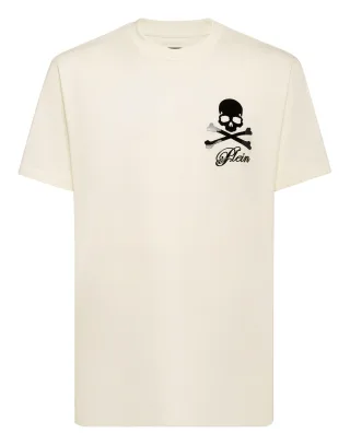 T-Shirt Rundhalsausschnitt Ls Skull