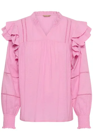 Langarm-Bluse CUannbritt Langarm-Bluse Feminine