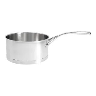 Demeyere Atlantis 7 Stieltopf ohne Deckel 20 cm, 18/10 Edelstahl, Silber