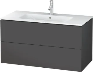 Duravit L-Cube Waschtischunterbau wandhängend Graphit Matt 1020x481x550 mm - LC624204949 LC624204949