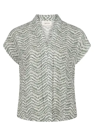 CARTOON - Schlupfbluse Khaki - Gr. - 42