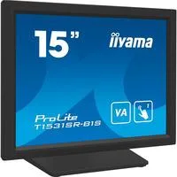 ProLite T1531SR-B1S, LED-Monitor 38 cm (15 Zoll), schwarz (matt), XGA, VA, Touchscreen, VGA, HDMI, DisplayPort