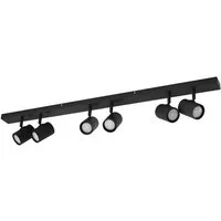 Lindby Deckenstrahler Kardis, Metall, Alu IP20, 6 x 10 W LED