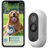 PetTec Überwachungskamera PetTec Cam Free (Indoor, Outdoor, wetterfest)