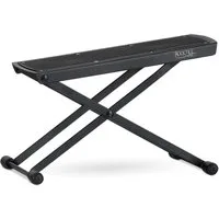 Rocktile Gitarrenständer Gitarren-Fußbank für Kinder und Erwachsene, (universal Fußhocker, platzsparend zusammenklappbar), Fußstuhl in 6-Stufen höhenverstellbar