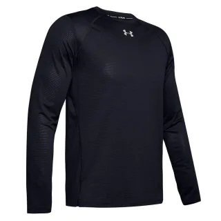 Under Armour Langarm Crew Neck Black Herren Qualifier Top 1342930 001