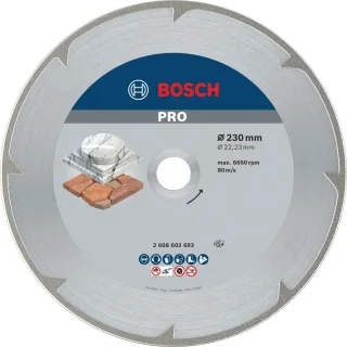 Bosch PRO Diamanttrennscheibe Best for Marble - 2608602693